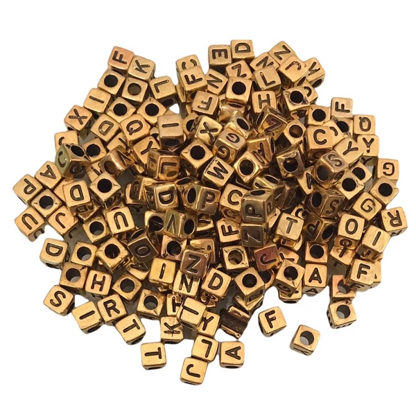 مهره دستبند مدل حروف انگلیسی کد 279 بسته 200 عددی