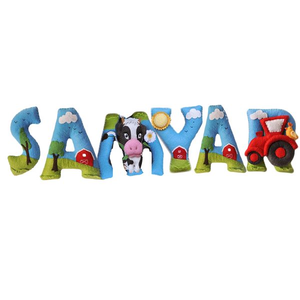 تزیینات دیواری اتاق کودک هیاهو طرح Farm مدل Samyar