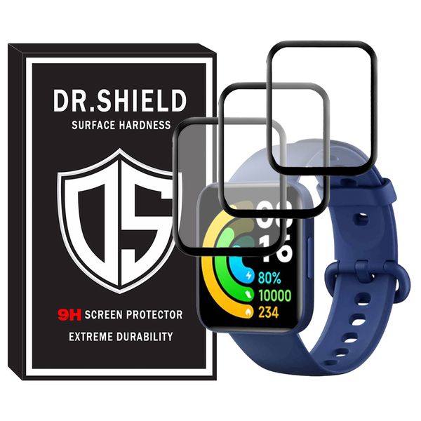 محافظ صفحه نمایش دکترشیلد مدل DR-PM مناسب برای ساعت هوشمند شیائومی Redmi Watch 2 بسته سه عددی