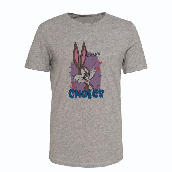 تی شرت آستین کوتاه مردانه مدل t219 طرح خرگوش