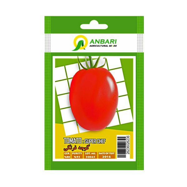 بذر گوجه فرنگی سوپر چف بذر عنبری کد BZA-70