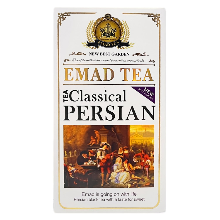 چای سیاه کلاسیک ایرانی عماد - 400 گرم بسته 10 عددی