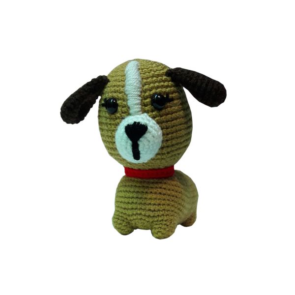 عروسک بافتنی مدل سگ کد 10