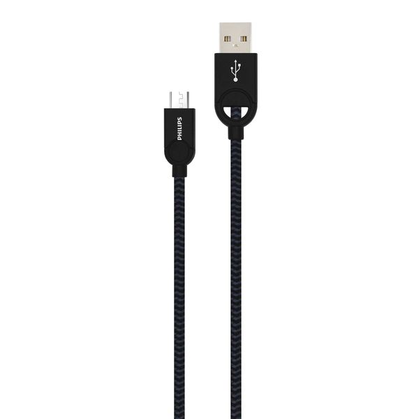 کابل تبدیل USB به microUSB فیلیپس مدل DLC2618B طول 1.2 متر