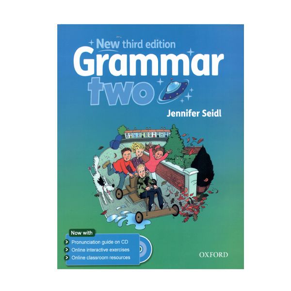 کتاب new grammar two with cd اثر جمعی از نویسندگان انتشارات هدف نوین