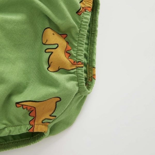 ست تی شرت آستین کوتاه و شلوارک نوزادی دفکتو مدل Dinosaur