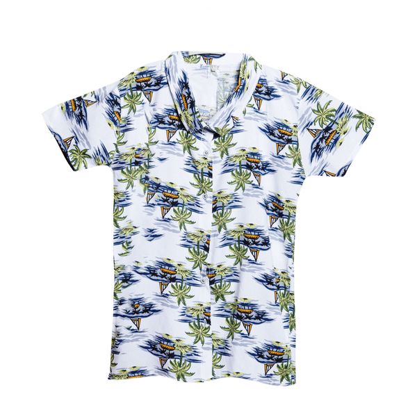 پیراهن پسرانه مدل نخی هاوایی کد 01
