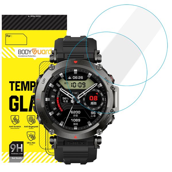 محافظ صفحه نمایش بادیگارد مدل GW مناسب برای ساعت هوشمند امیزفیت T-Rex Ultra بسته 2 عددی