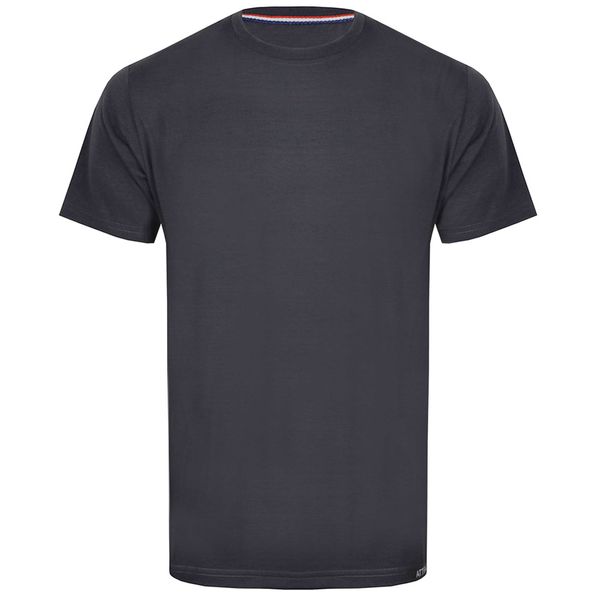 تی شرت آستین کوتاه مردانه کانتکس مدل نخ پنبه کد 249010556  رنگ نوک مدادی