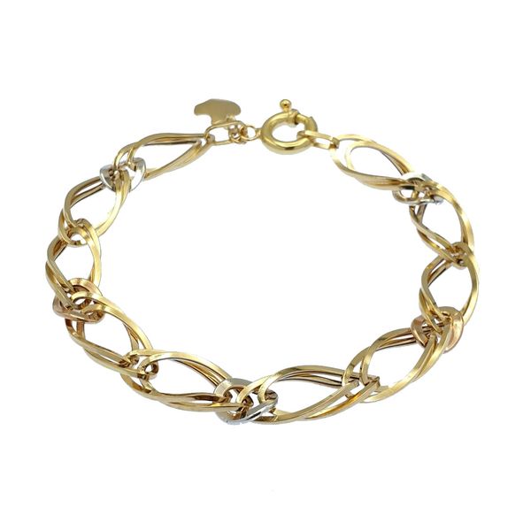 دستبند طلا 18 عیار زنانه طلاوجواهری احسان مدل 1EB1347