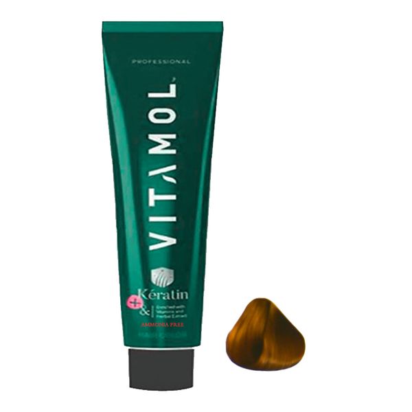 رنگ مو ویتامول سری None Ammonia شماره CH7.8 حجم 120 میلی لیتر رنگ بلوند شکلاتی کاراملی