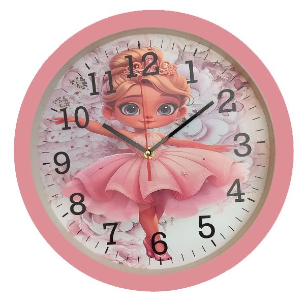 ساعت دیواری کودک مدل عروسک کد 40305030F