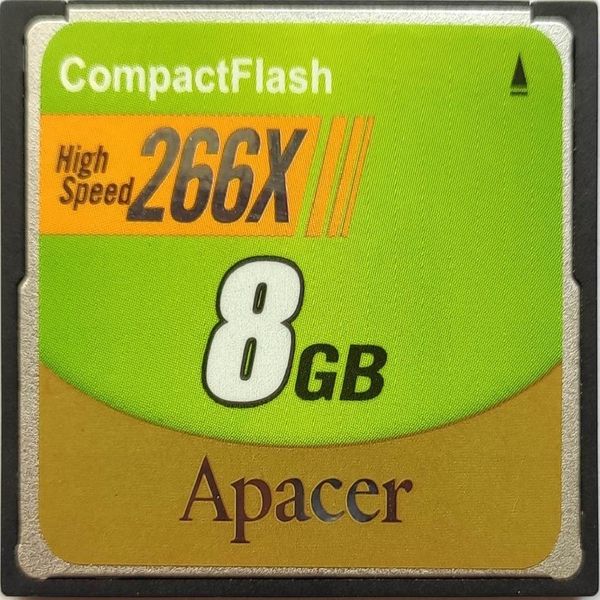  کارت حافظه CompactFlash اپیسر مدل AP8G سرعت 266X ظرفیت 8 گیگابایت