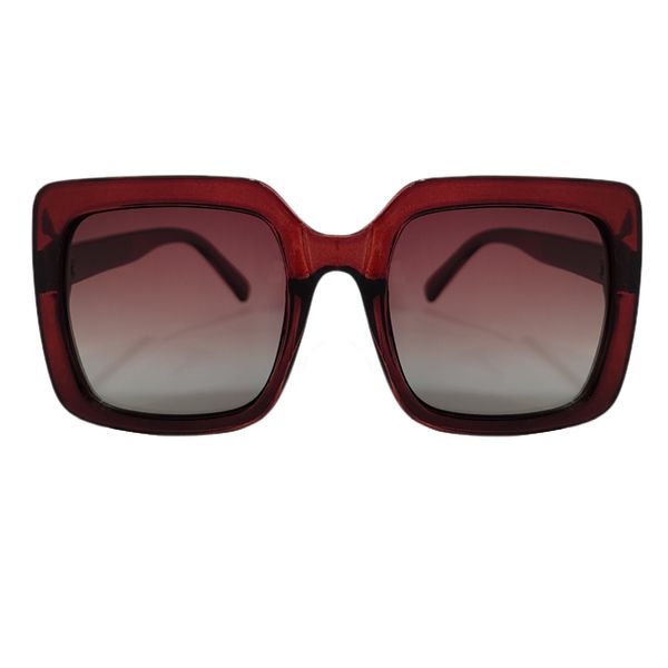 عینک آفتابی زنانه مدل کائوچو شاین دار پلاریزه کد 009 UV400