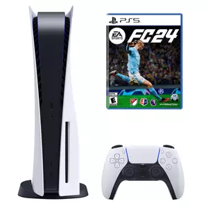 کنسول بازی سونی مدل PlayStation 5 ظرفیت 825 گیگابایت ریجن 1216A اروپا به همراه بازی EA Sports FC 24