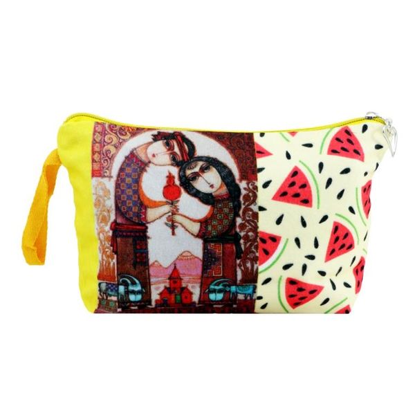 کیف لوازم آرایش دخترانه ساسویه مدل هندوانه کد B 135