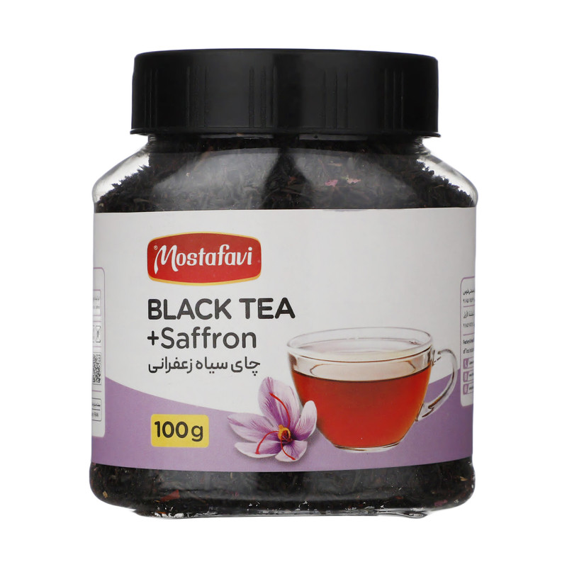 چای سیاه زعفرانی مصطفوی - 100 گرم 