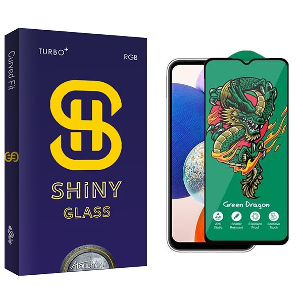 محافظ صفحه نمایش آتوچبو مدل Shiny Green_Dragon مناسب برای گوشی موبایل سامسونگ Galaxy A14