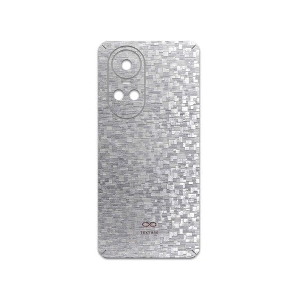 برچسب پوششی ماهوت مدل Silver-Silicon مناسب برای گوشی موبایل اپو Reno 10 5G