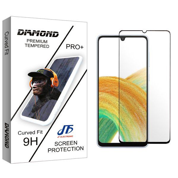 محافظ صفحه نمایش شیشه ای جی اف مدل Diamond Full مناسب برای گوشی موبایل سامسونگ Galaxy A33 5G