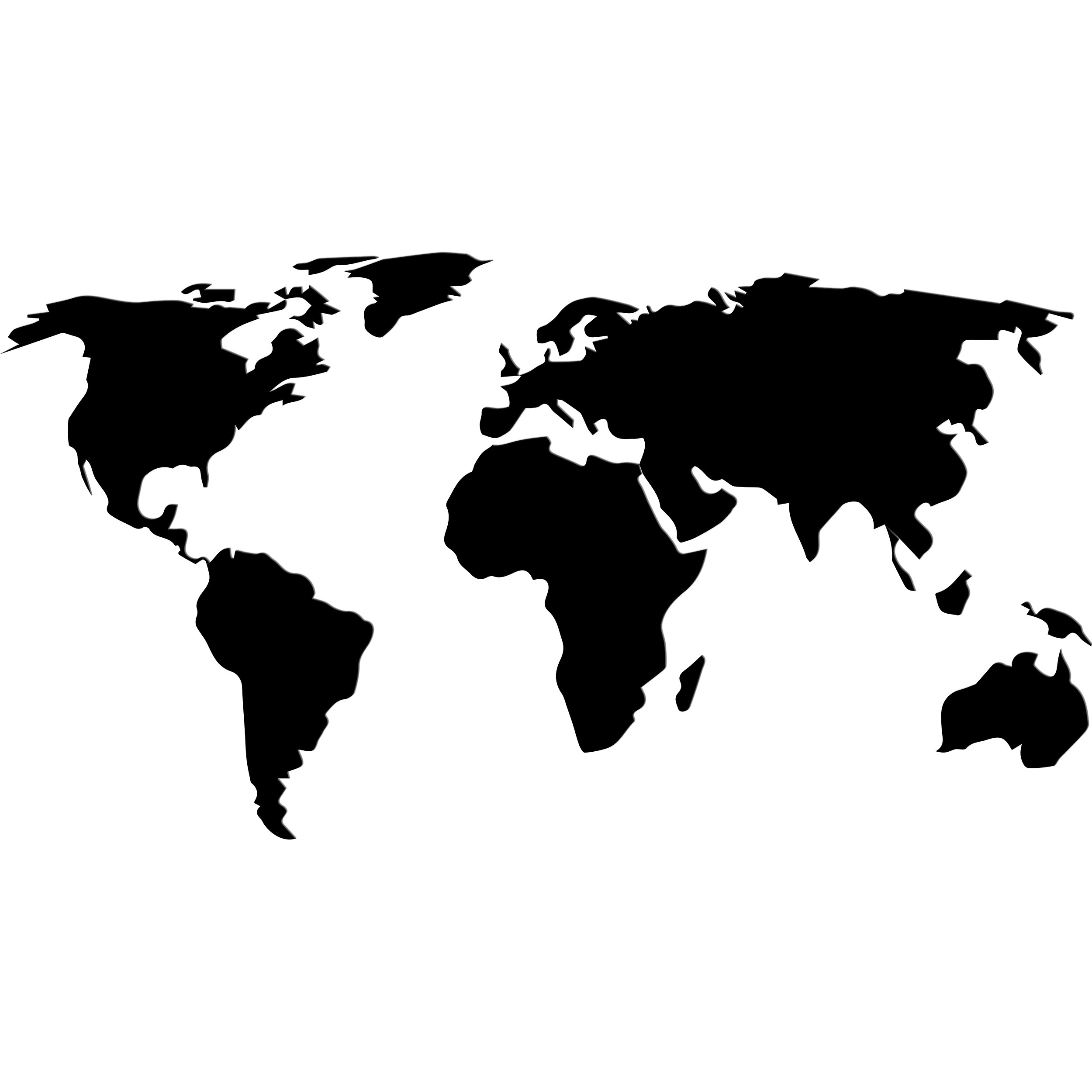 دیوارکوب مدل  نقشه جهان برجسته