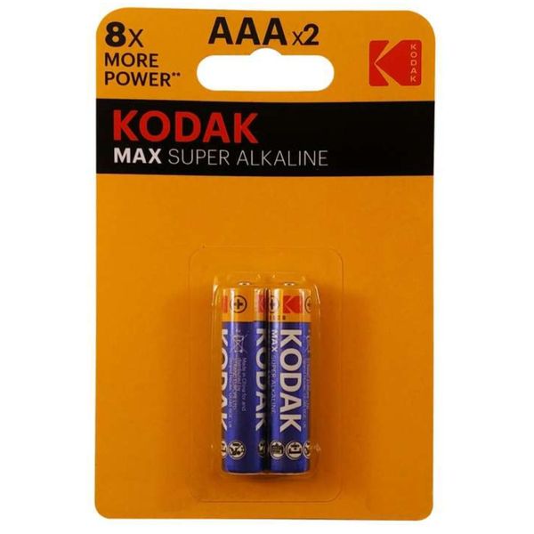باتری نیم قلمی کداک مدل MAX alkaline  بسته دو عددی