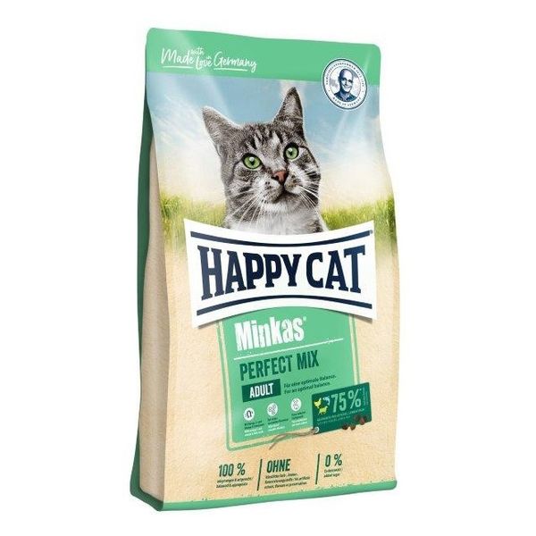 غذای خشک گربه هپی کت مدل Minkas Mix وزن ۱۰ کیلوگرم
