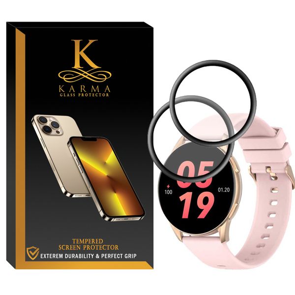 محافظ صفحه نمایش کارما مدل KA-PM مناسب برای ساعت هوشمند کیسلکت Kieslect L11 Pro بسته دو عددی