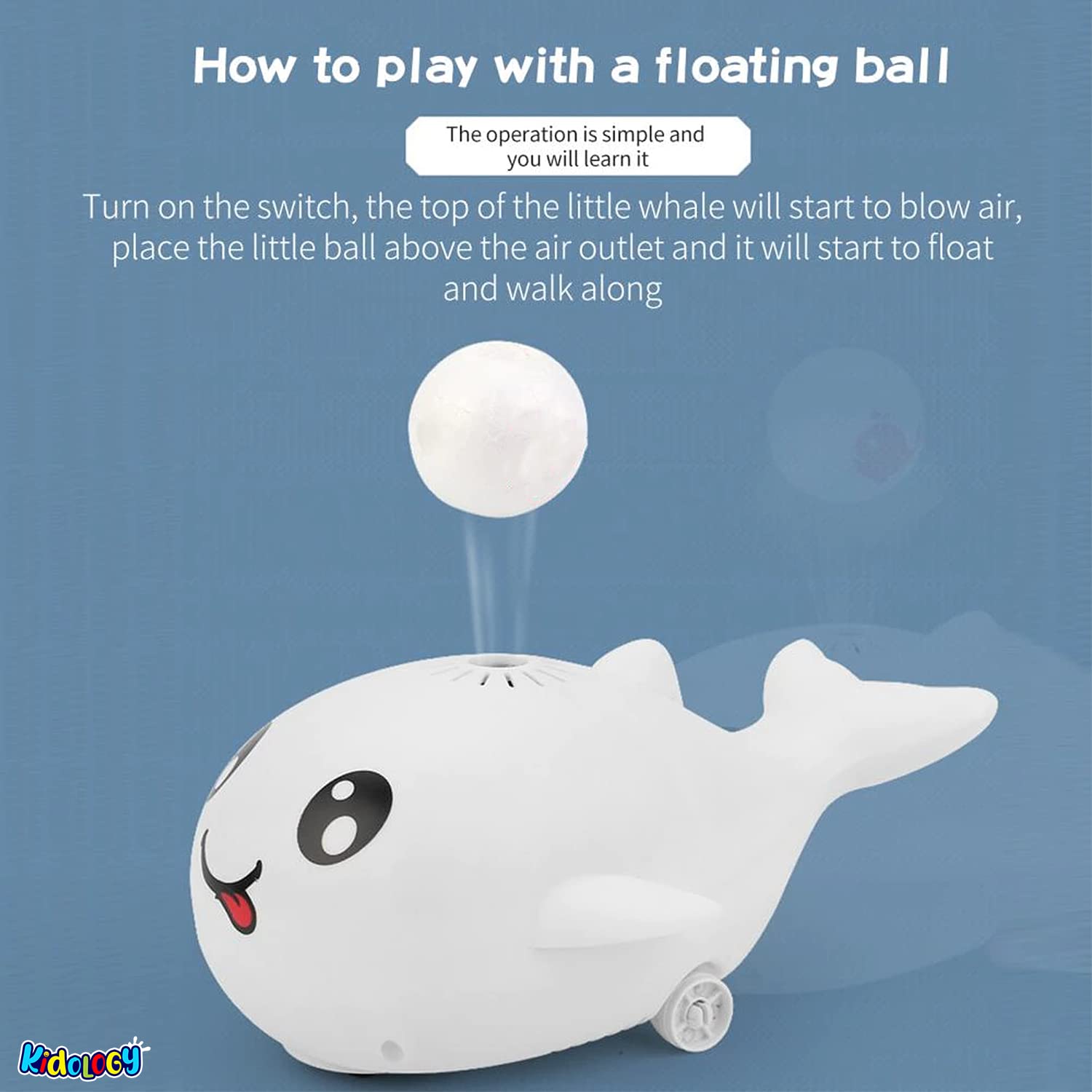 اسباب بازی مدل نهنگ با توپ شناور طرح 360 درجه کد 968/1 مجموعه 4 عددی
