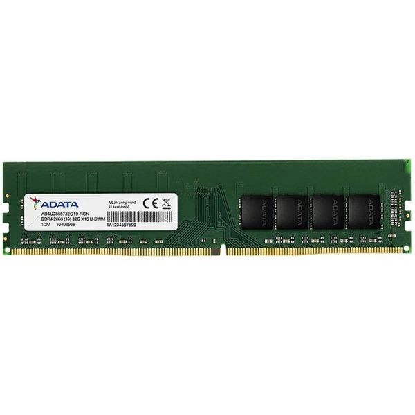 رم کامپیوتر DDR4 تک کاناله 3200 مگاهرتز CL22 ای دیتا مدل PC4 25600 ظرفیت 16 گیگابایت