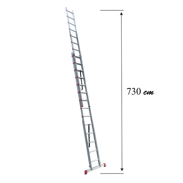 نردبان 28 پله آلوپات مدل دوطرفه کشویی 8m