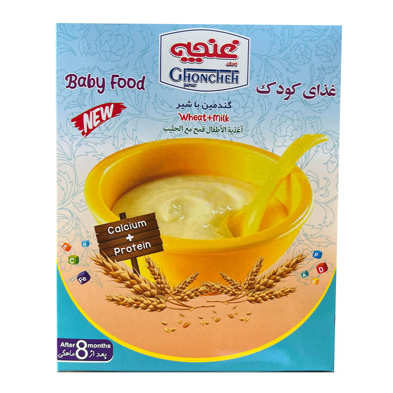 غذای کودک گندمین با شیر غنچه پرور - 250 گرم