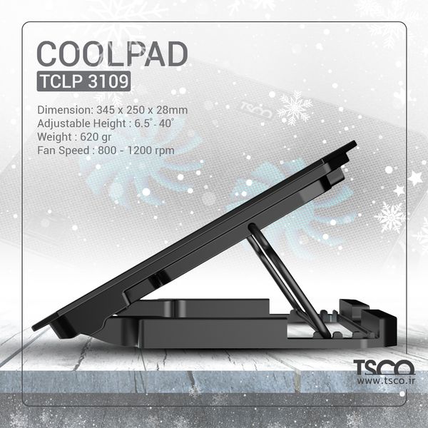 پایه خنک کننده  لپ تاپ تسکو مدل TCLP 3109