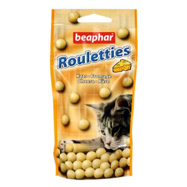 تشویقی گربه بیفار مدل rouletties chees cat وزن 44 گرم