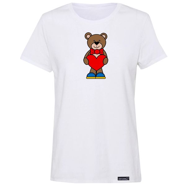 تی شرت آستین کوتاه زنانه 27 مدل Bear in Love کد MH1808