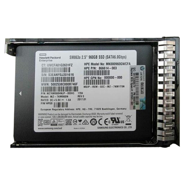 اس اس دی اینترنال اچ پی ای مدل P04564-B21 ظرفیت 960 گیگابایت