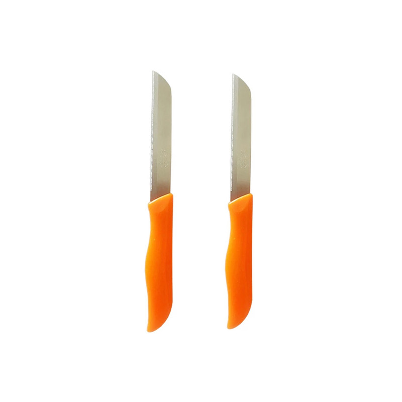 چاقو آشپزخانه مدل اره ای کد 1001 بسته دو عددی