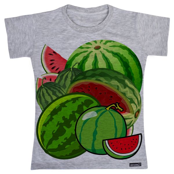تی شرت آستین کوتاه پسرانه 27 مدل Full Watermelon کد MH833