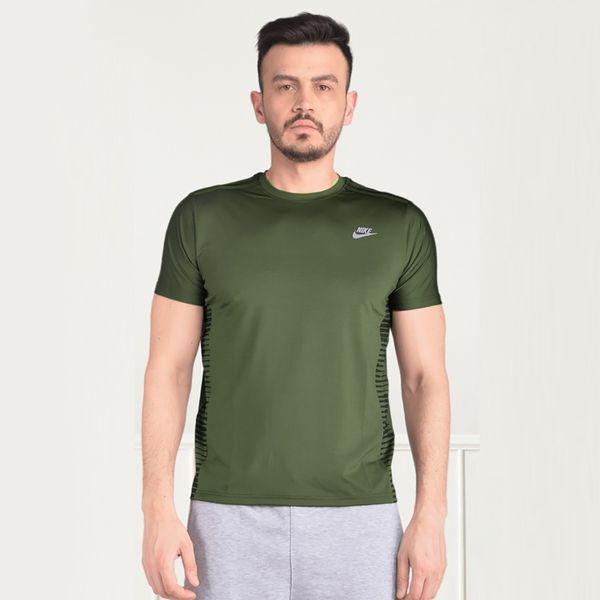 تی شرت ورزشی مردانه نایکی مدل 8492 رنگ سبز