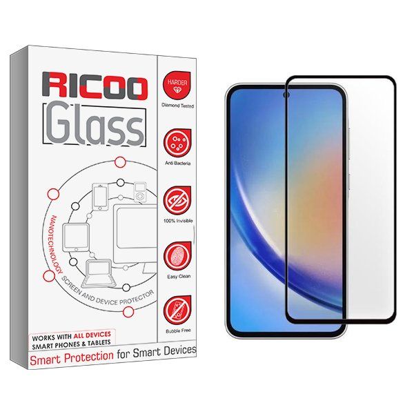 محافظ صفحه نمایش شیشه ای ریکو مدل RiC2 مناسب برای گوشی موبایل سامسونگ Galaxy A35