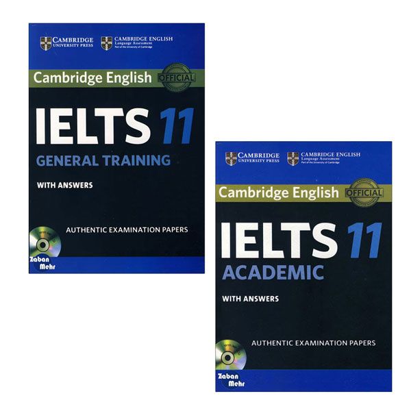 کتاب Cambridge IELTS 11 Academic_General اثر جمعی از نویسندگان انتشارات زبان مهر 2 جلدی