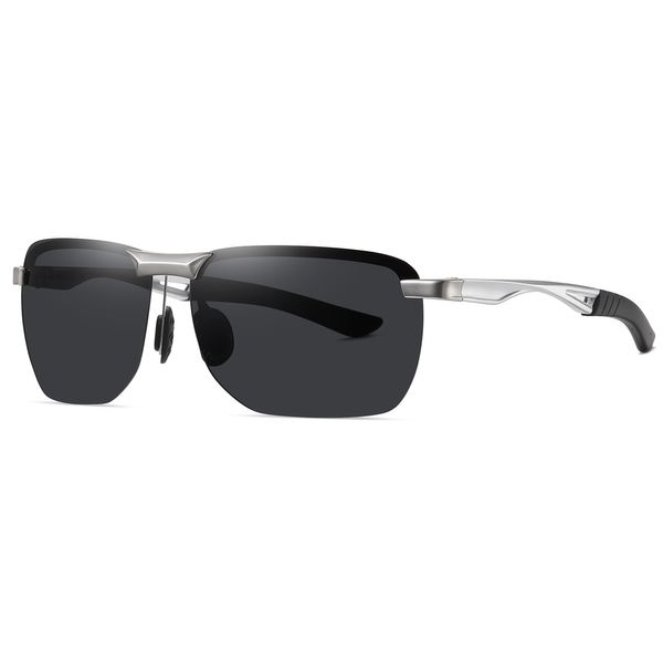 عینک آفتابی مردانه مدل 6303C10-P01 Polarized Light Metal