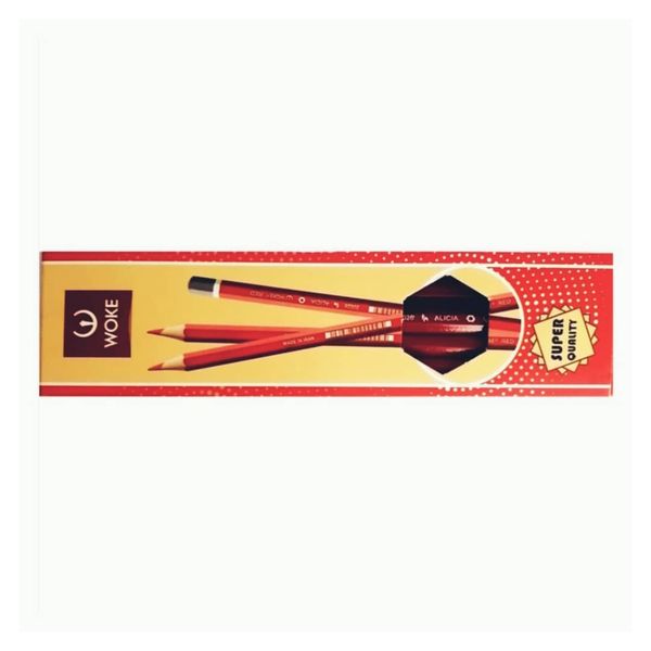 مداد قرمز ووک مدل ALICIA بسته 12 عددی