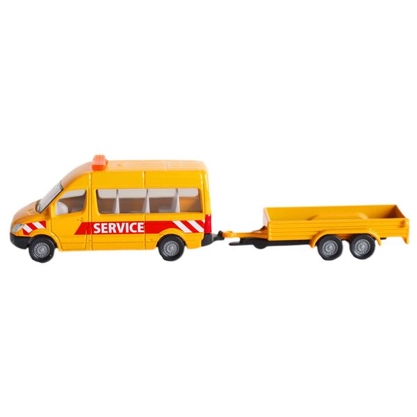 ماشین بازی سیکو - اسباب بازی مدل Transporter with Traffic Control trailer