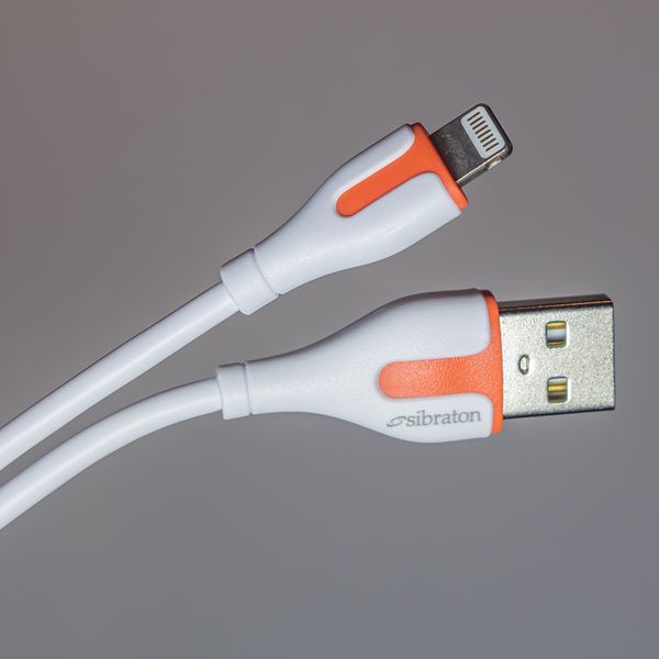 کابل تبدیل USB به لایتنینگ سیبراتون مدل S405i طول 1.1 متر