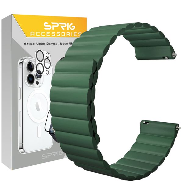 بند اسپریگ مدل Silicone Magnetic Link TW مناسب برای ساعت هوشمند ایمیکی SF1 / SF1E / SE1 / ST1