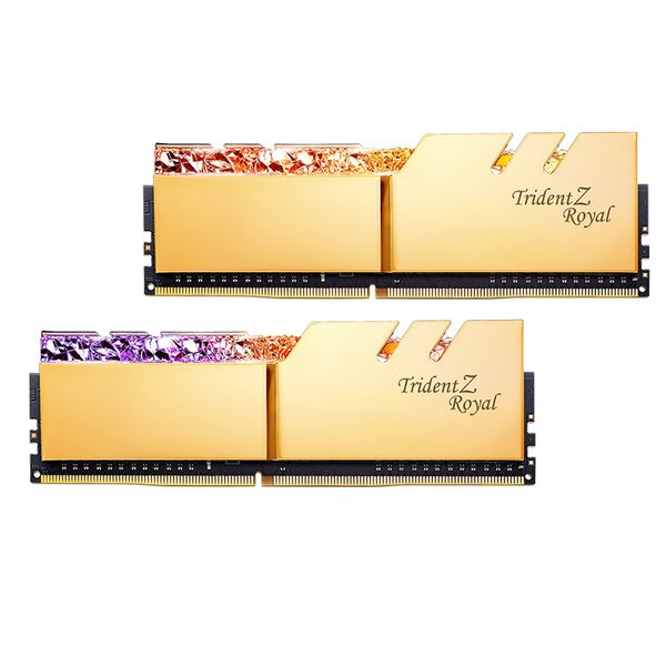 رم دسکتاپ DDR4 دو کاناله 3600 مگاهرتز CL19 جی اسکیل مدل TRIDENTZ ROYAL ظرفیت 32 گیگابایت