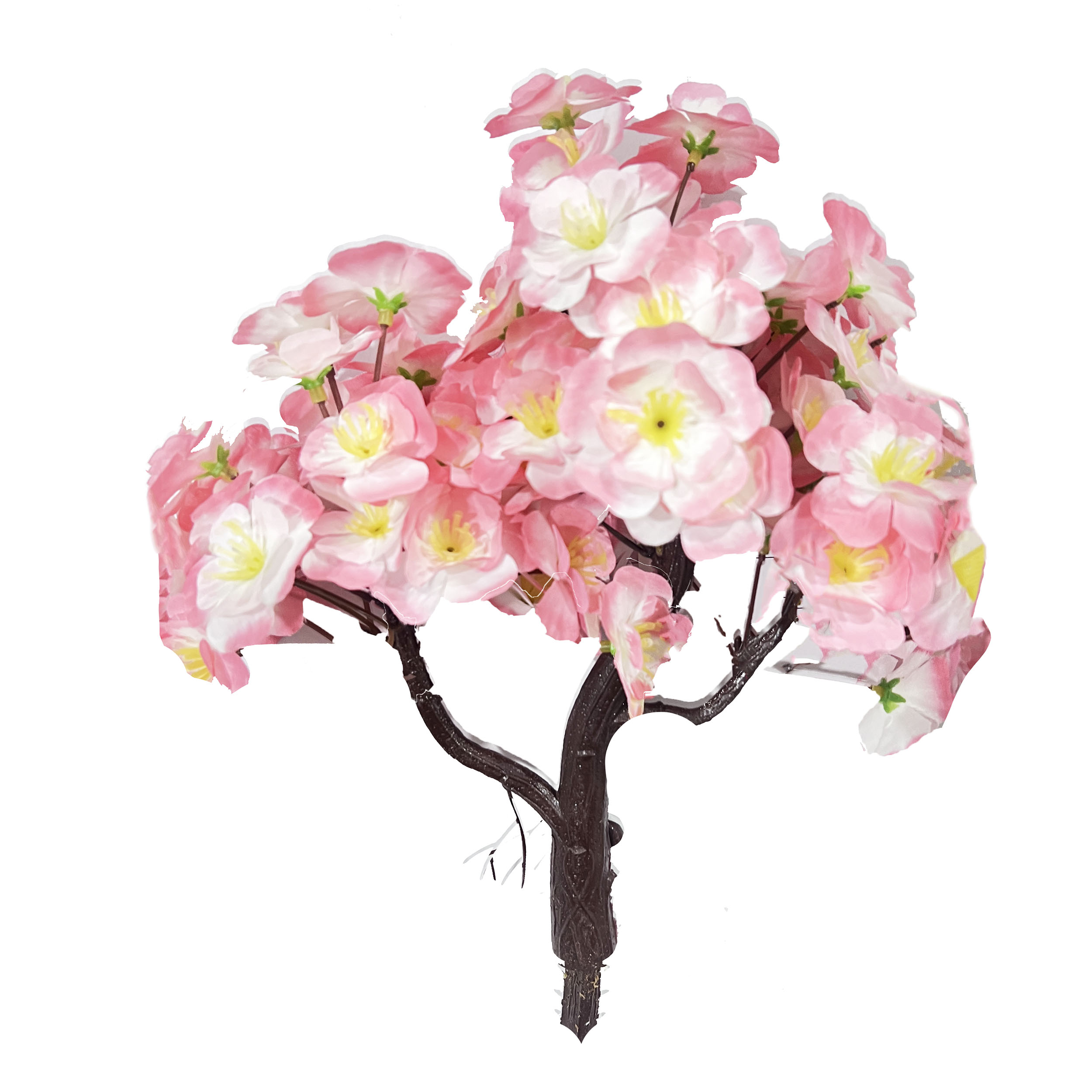 گلدان به همراه گل مصنوعی مدل شکوفه ریزه