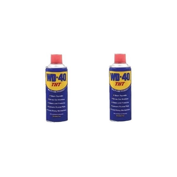 اسپری روان کننده تی اچ تی مدل WD-40 حجم 400 میلی لیتر بسته 2 عددی