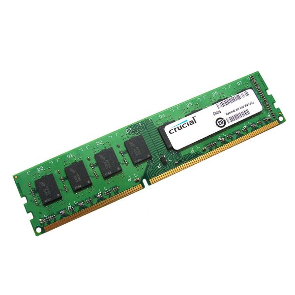  رم کامپیوتر کروشیال مدل DDR3 1600MHz 12800 ظرفیت 2 گیگابایت